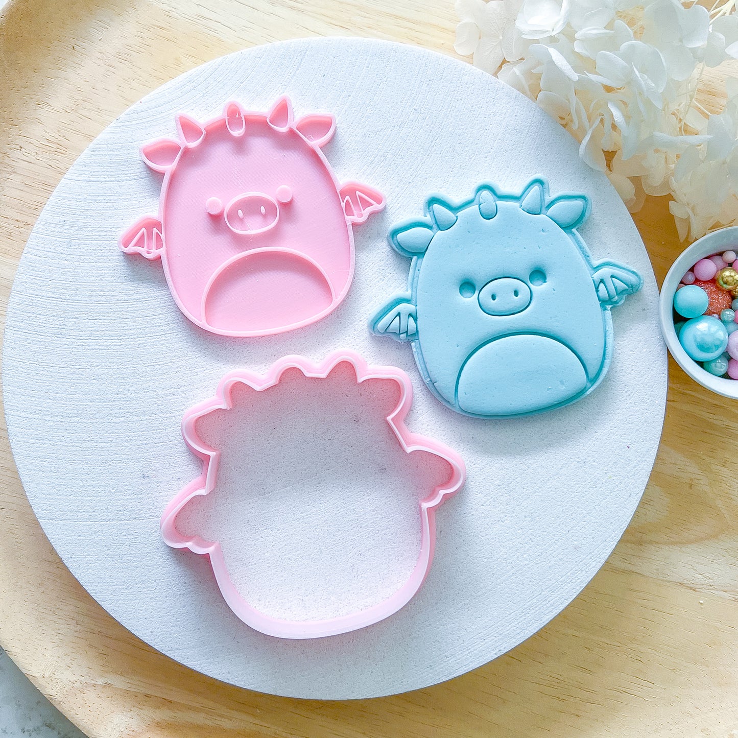 "Dragon Squishmallow" - Cookie Cutter & Stamp