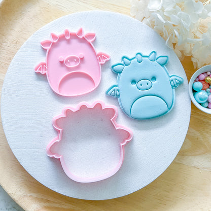 "Dragon Squishmallow" - Cookie Cutter & Stamp