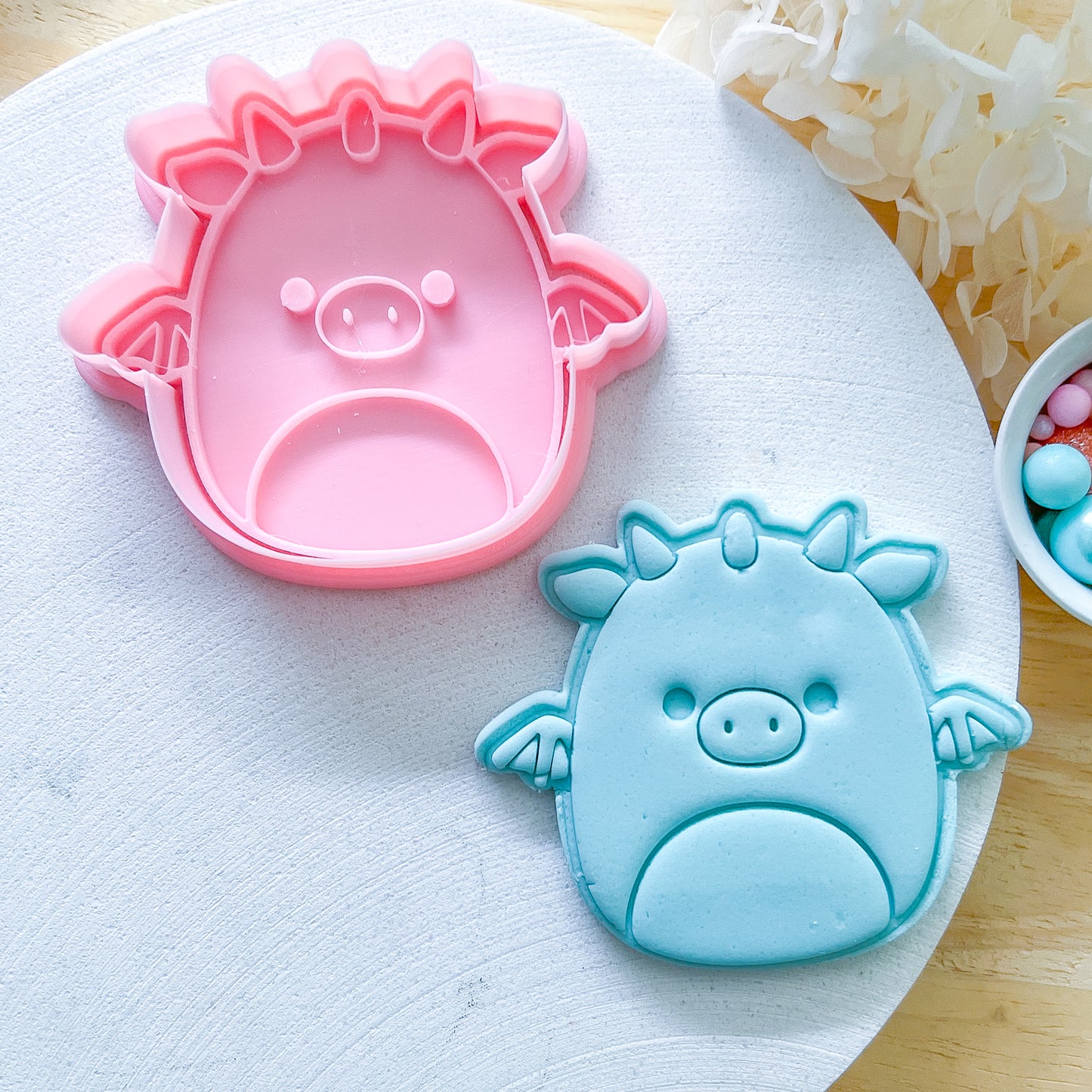 "Dragon Squishmallow" - Cookie Cutter & Stamp