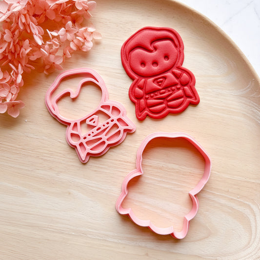 Superman Cookie Cutter & Stamp