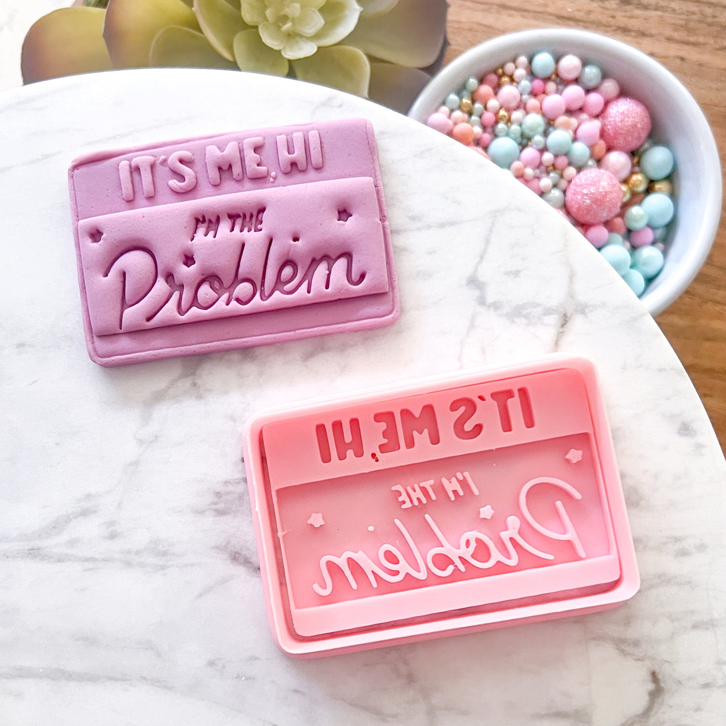 "I'm the Problem" - Cookie Cutter & Stamp