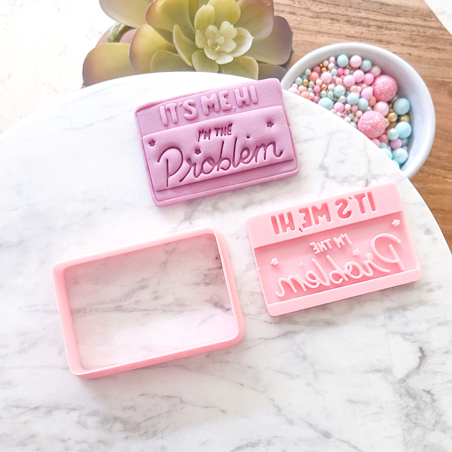 "I'm the Problem" - Cookie Cutter & Stamp