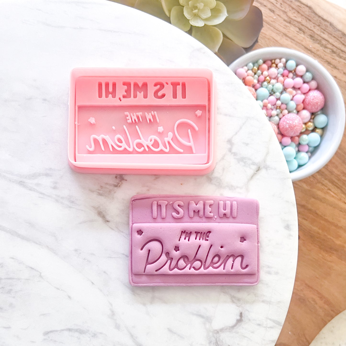 "I'm the Problem" - Cookie Cutter & Stamp