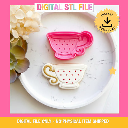 "Teacup" - Cookie Cutter & Stamp