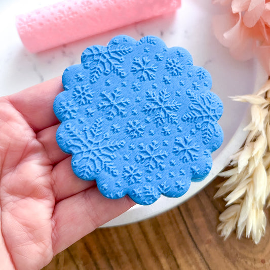 "Snowflake" Fondant Texture Roller