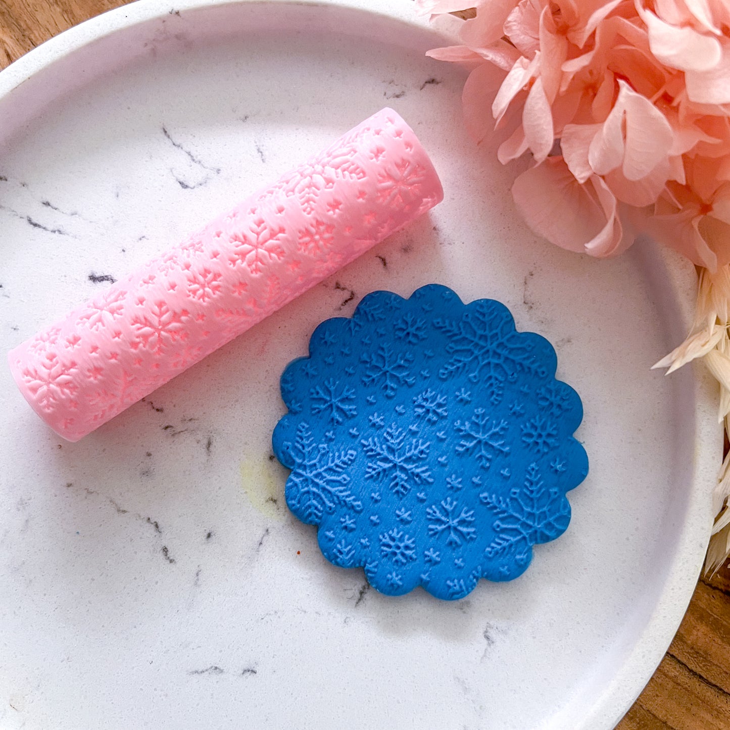 "Snowflake" Fondant Texture Roller