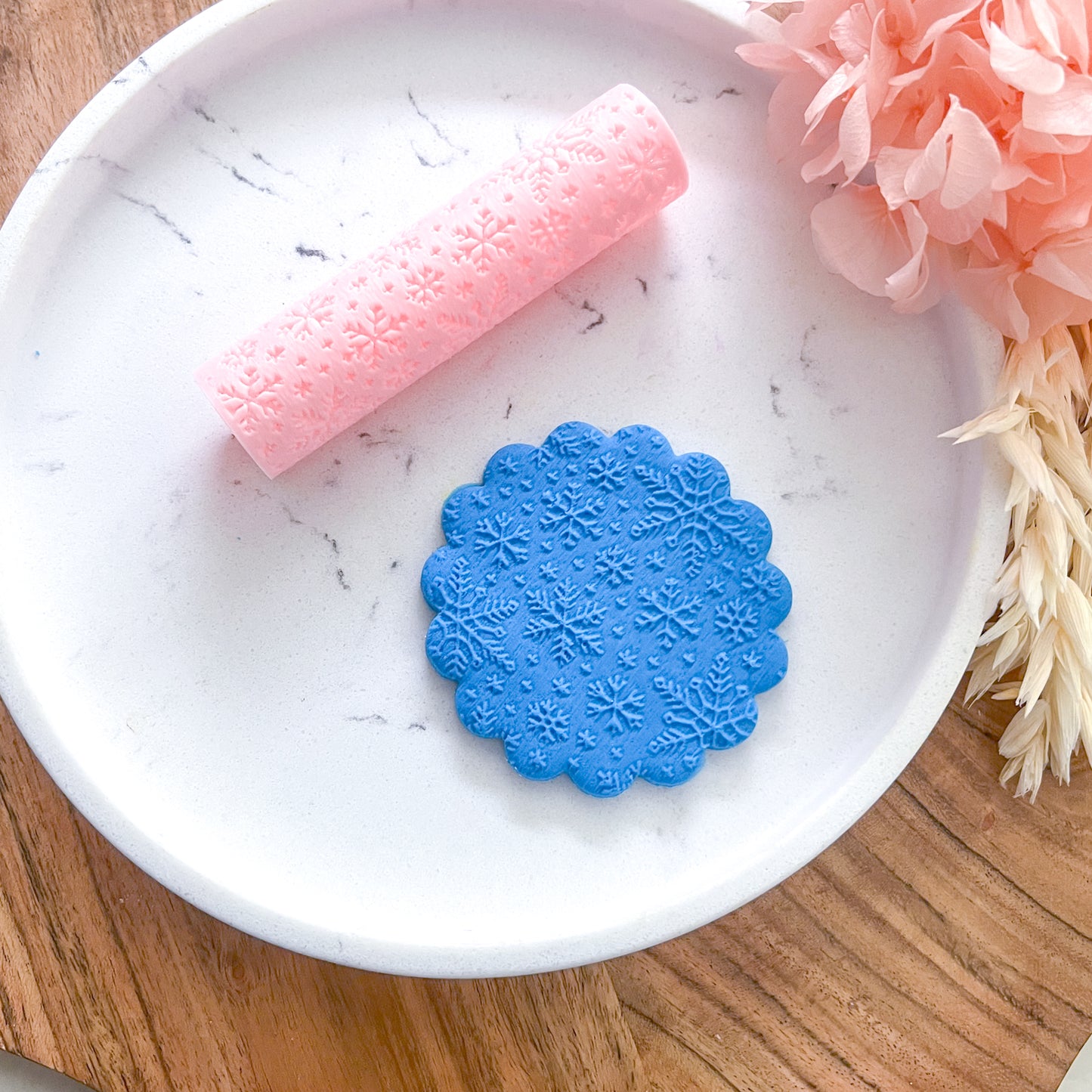 "Snowflake" Fondant Texture Roller