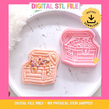 "Treasure Chest" - Cookie Cutter & Stamp
