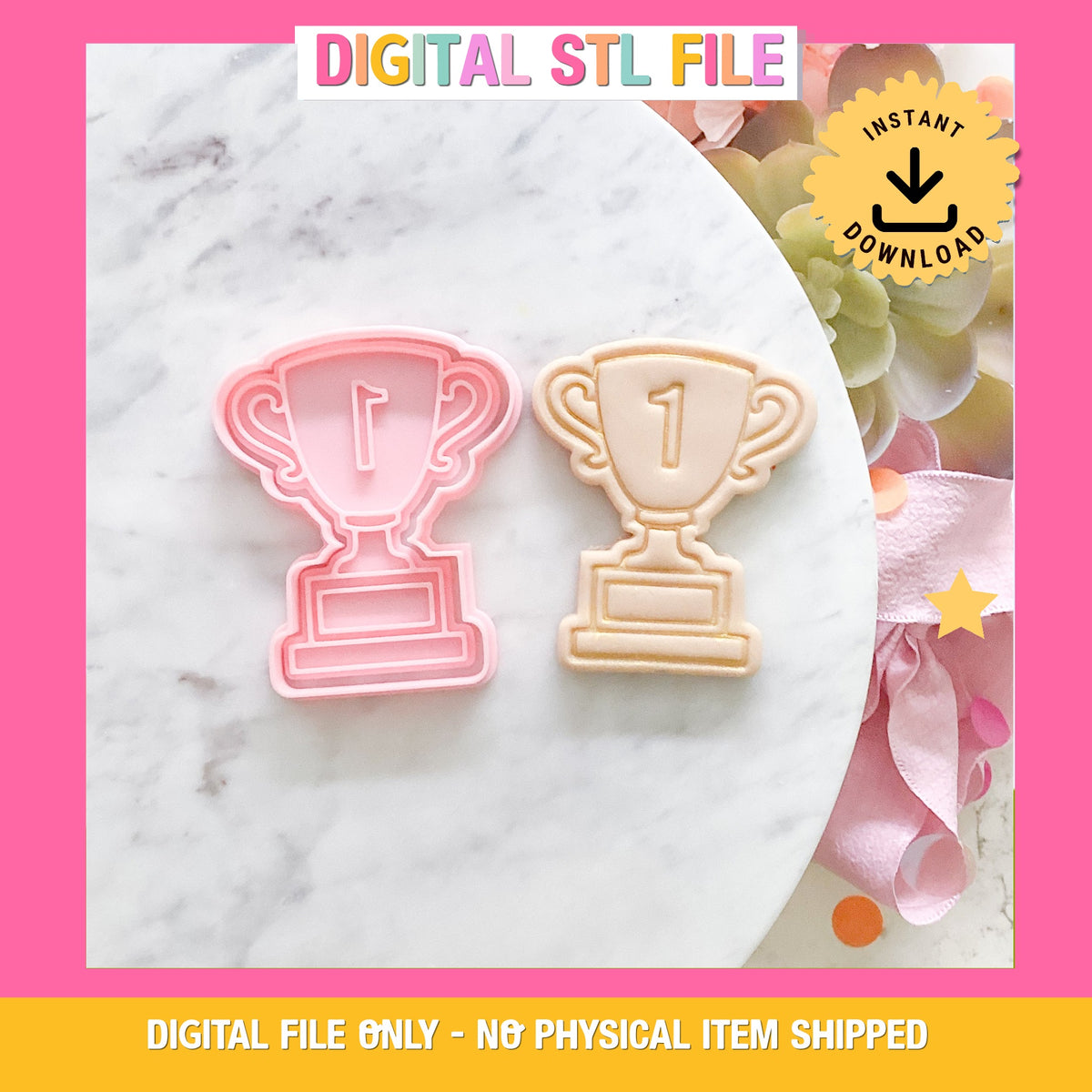 "Trophy" - Cookie Cutter & Stamp