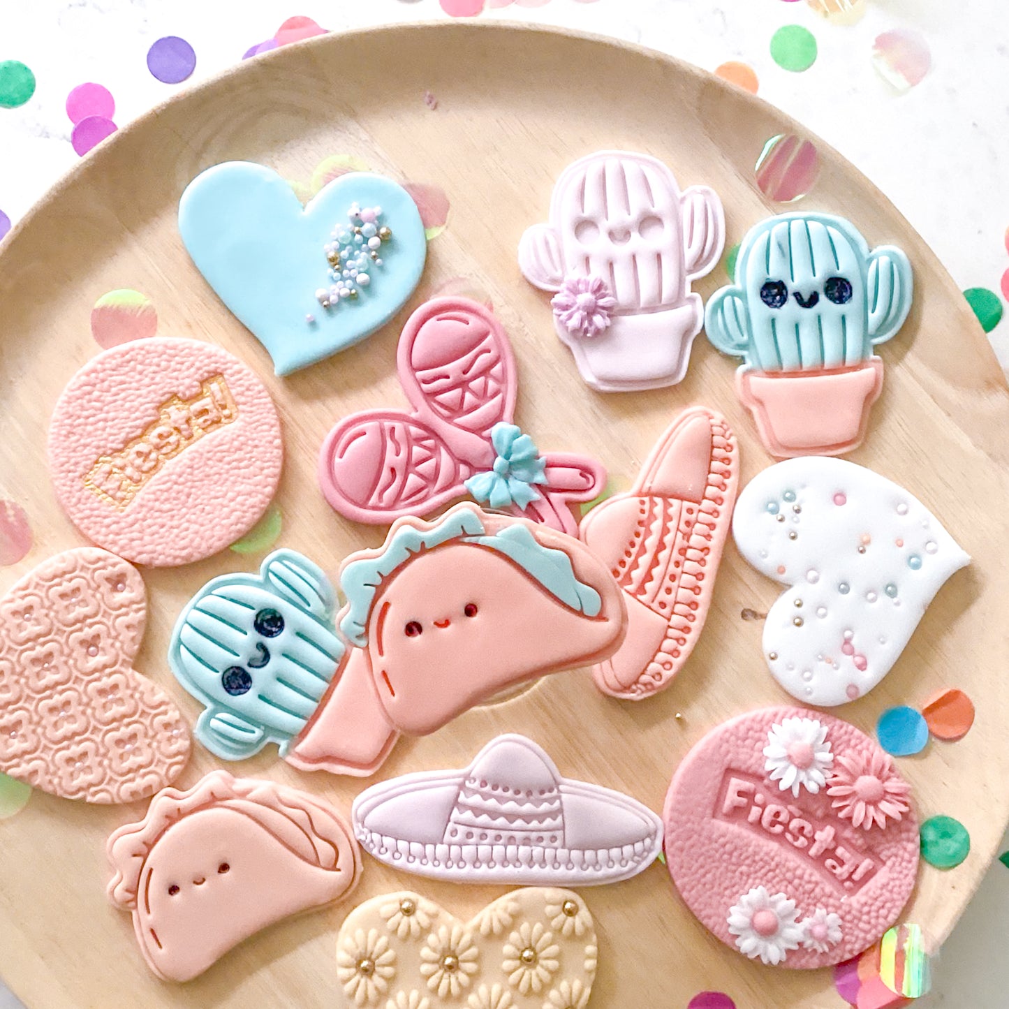 "Taco" - Cookie Cutter & Stamp