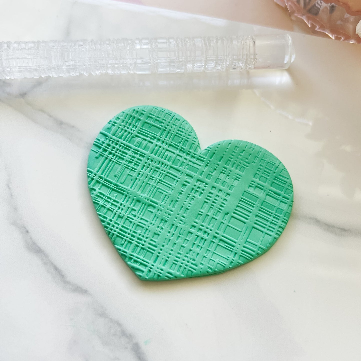 "Crosshatch" - Acrylic Texture Roller