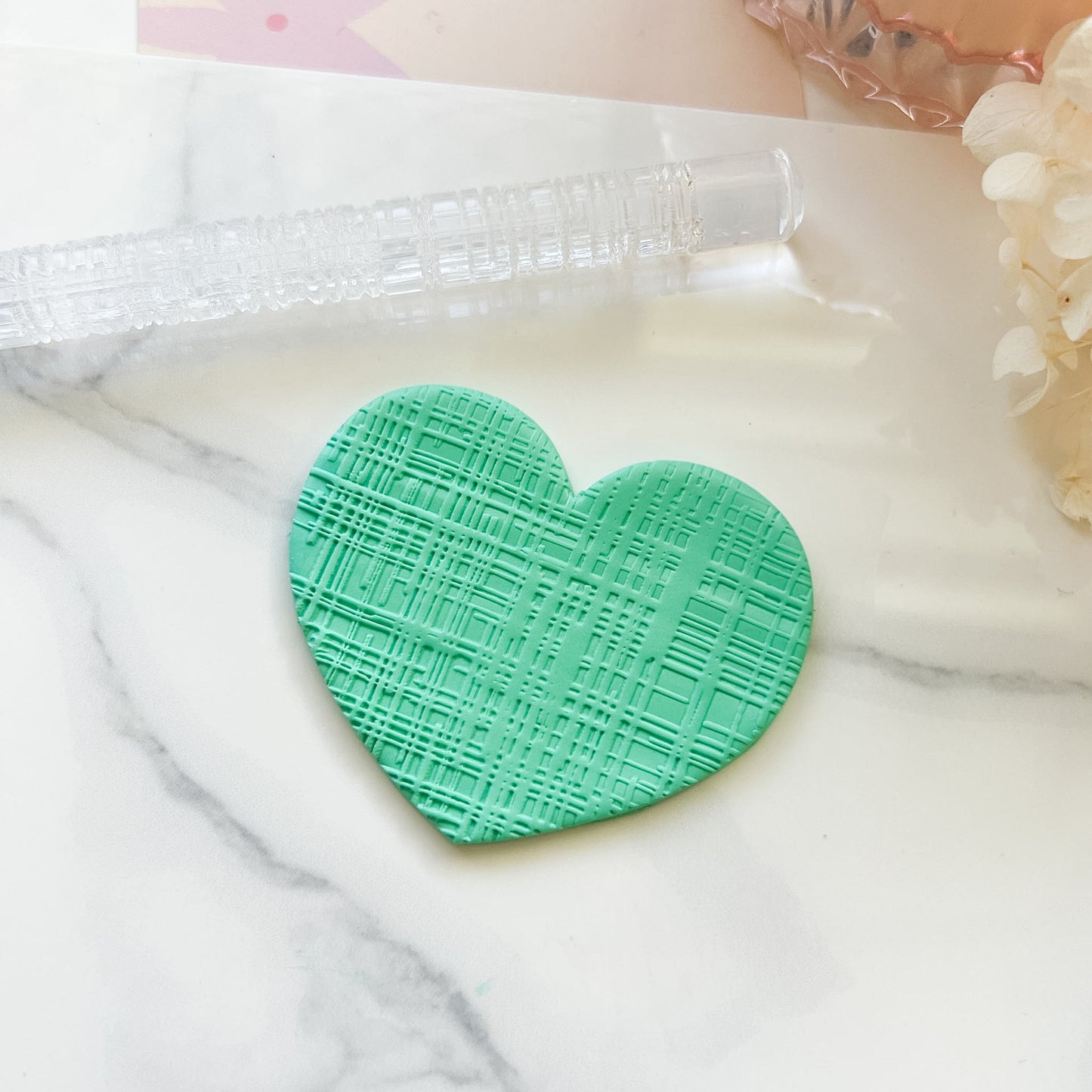 "Crosshatch" - Acrylic Texture Roller