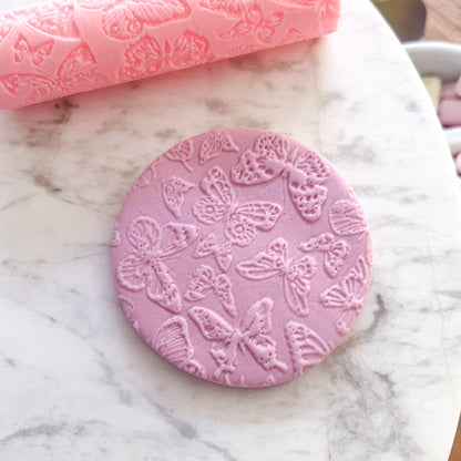 "Butterfly" Fondant Texture Roller