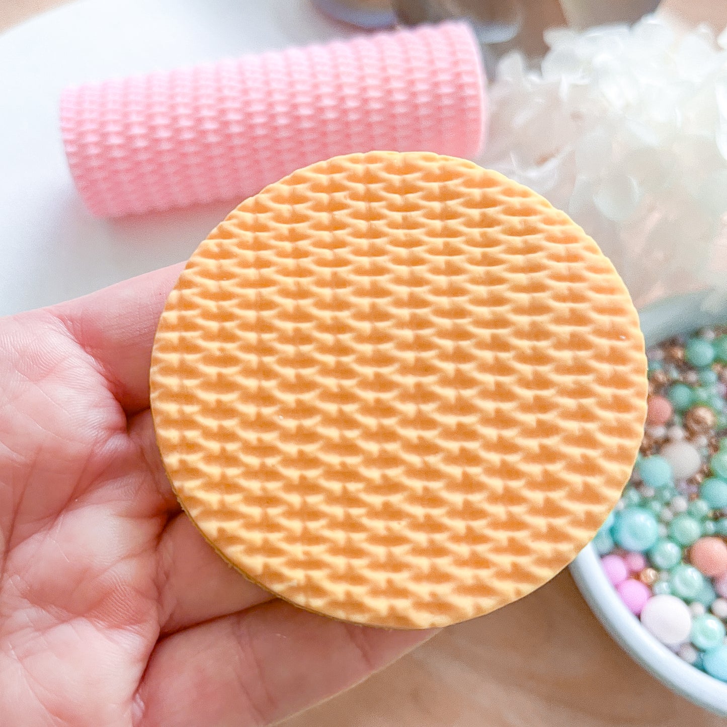 "Woven" Fondant Texture Roller