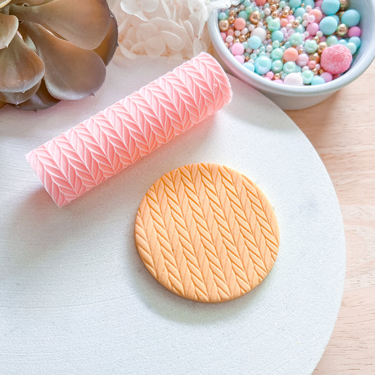 "Knit" Fondant Texture Roller