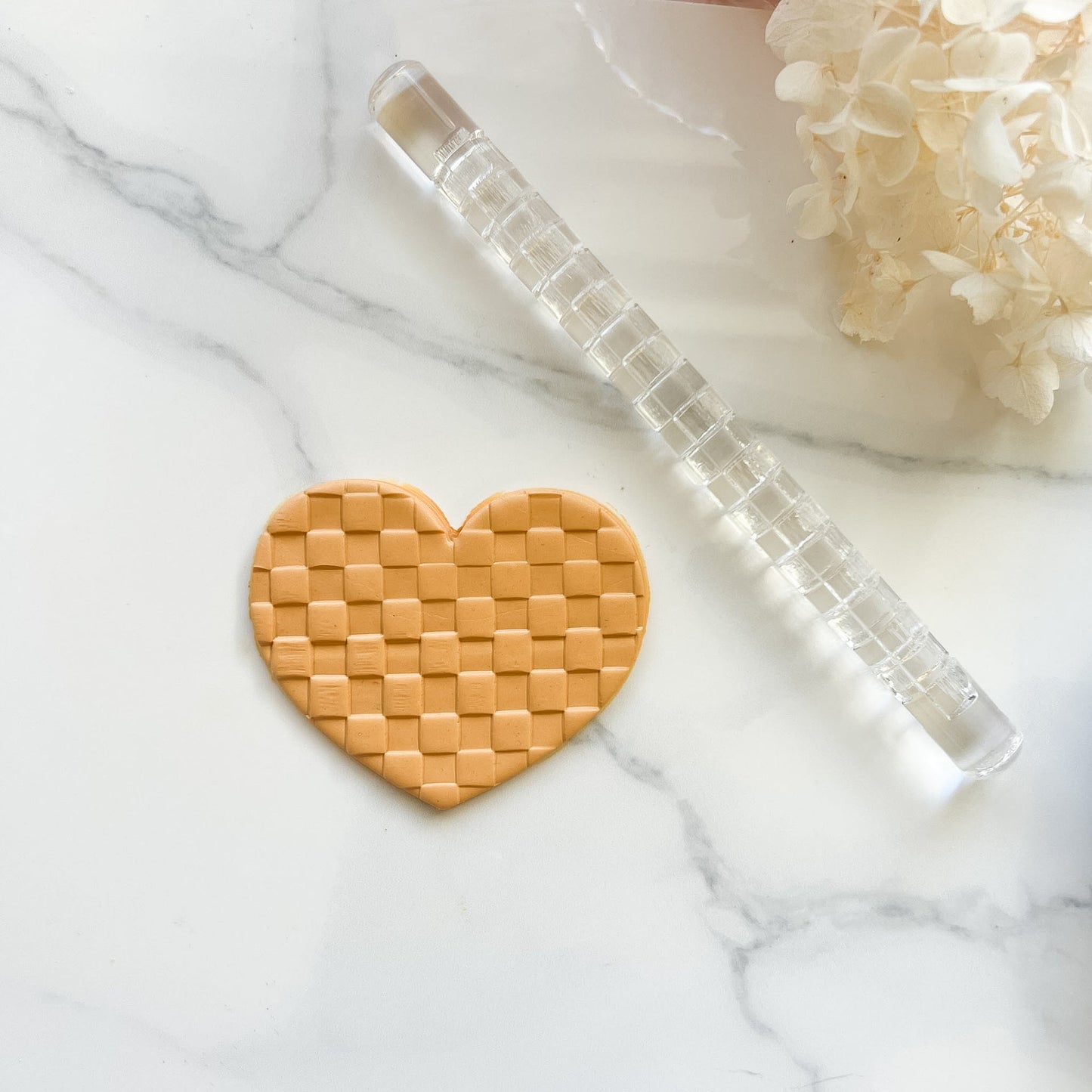 "Checkered" - Acrylic Texture Roller