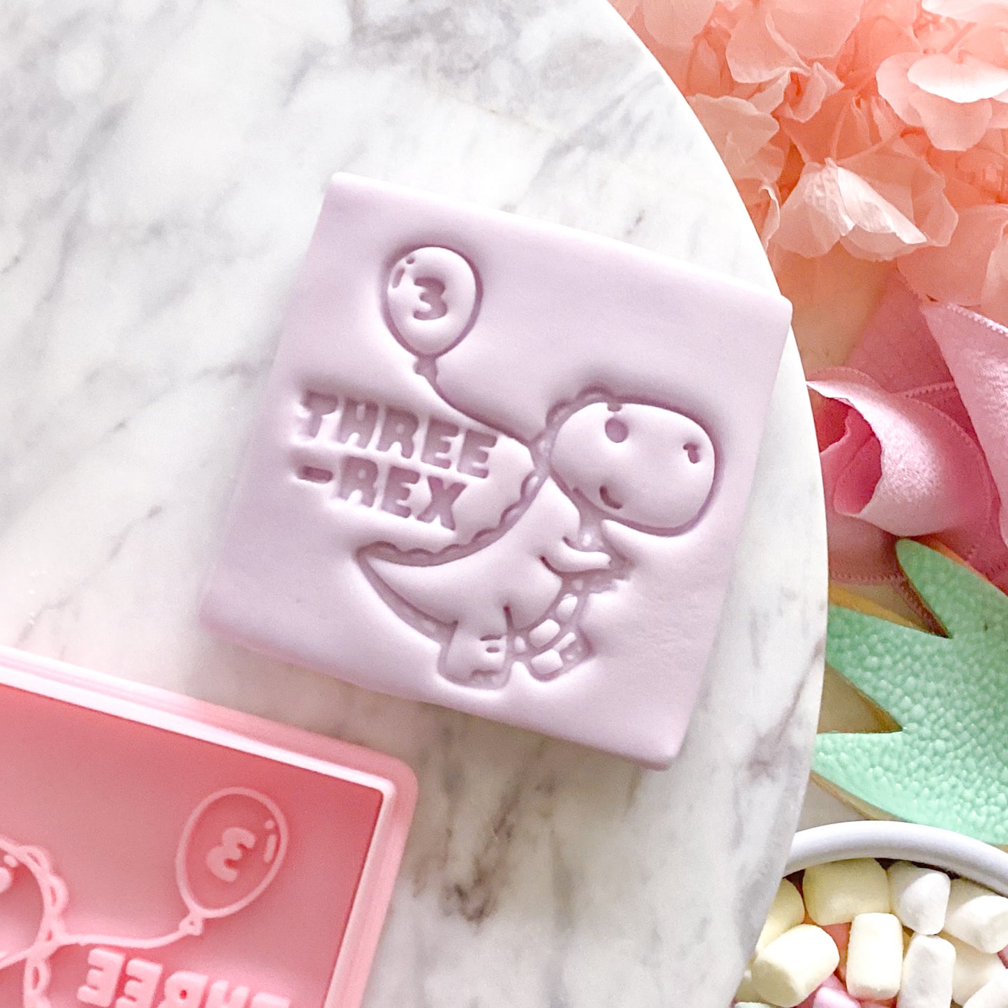 "Three-Rex" - Cookie Cutter & Stamp