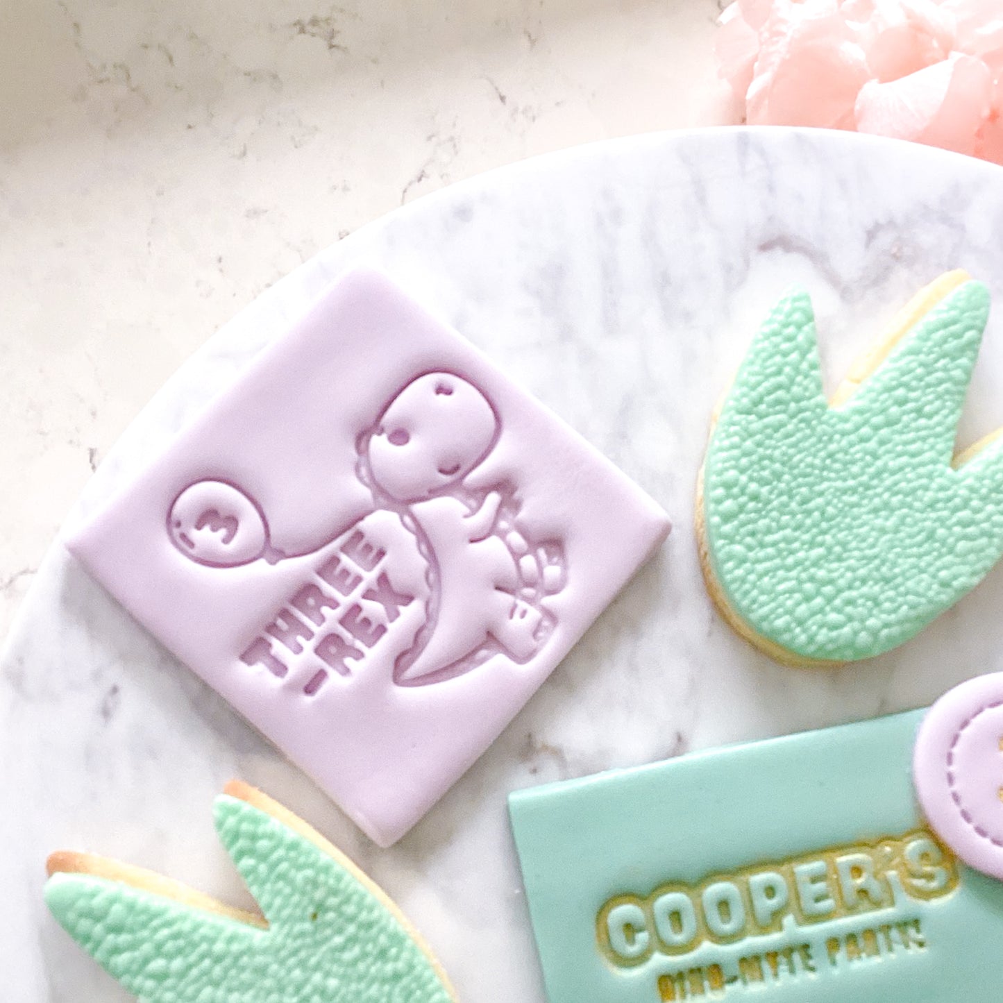 "Three-Rex" - Cookie Cutter & Stamp