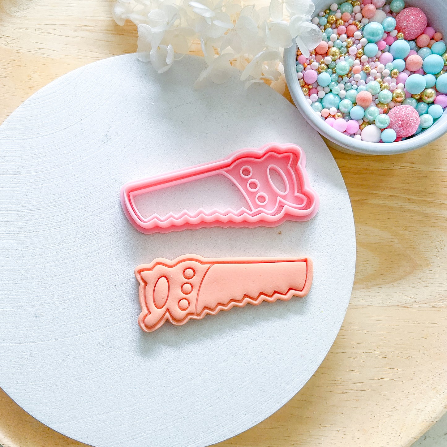 "Saw" Cutter and Stamp Set