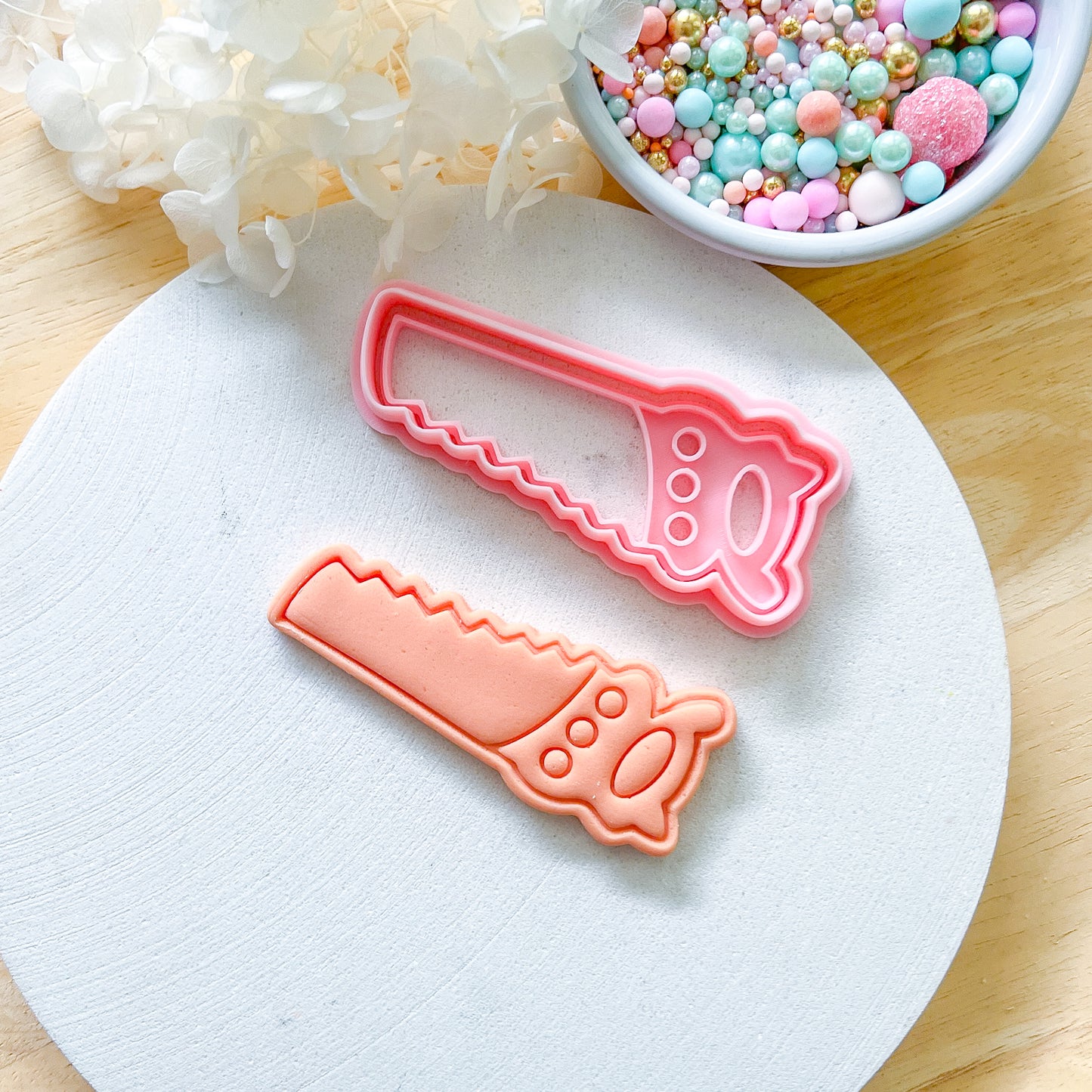 "Saw" Cutter and Stamp Set