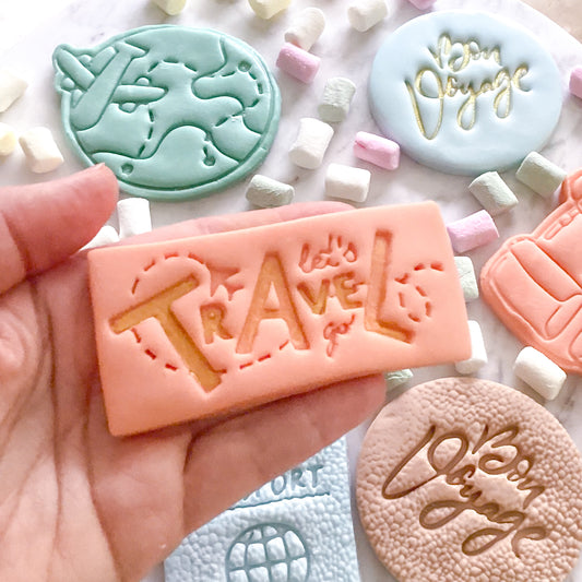 "Let's Travel" - Cutter & Stamp Set