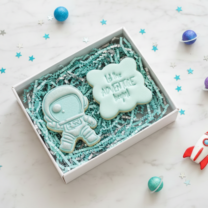 "Cute Spaceman" - Cookie Cutter & Stamp
