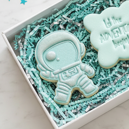 "Cute Spaceman" - Cookie Cutter & Stamp
