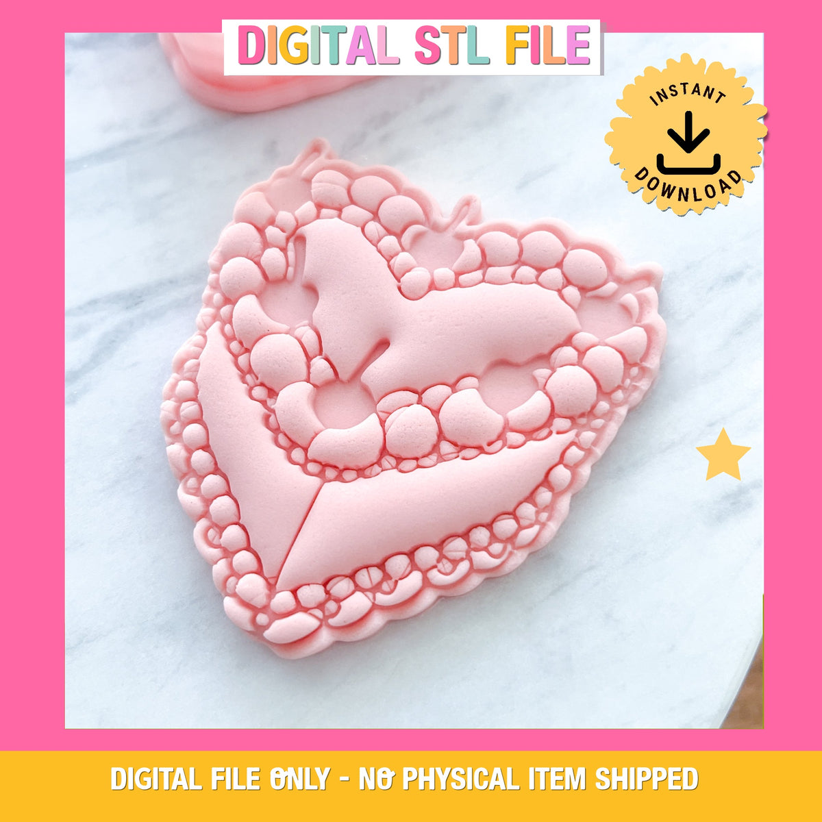 "Vintage Cake" - Cookie Cutter & Stamp