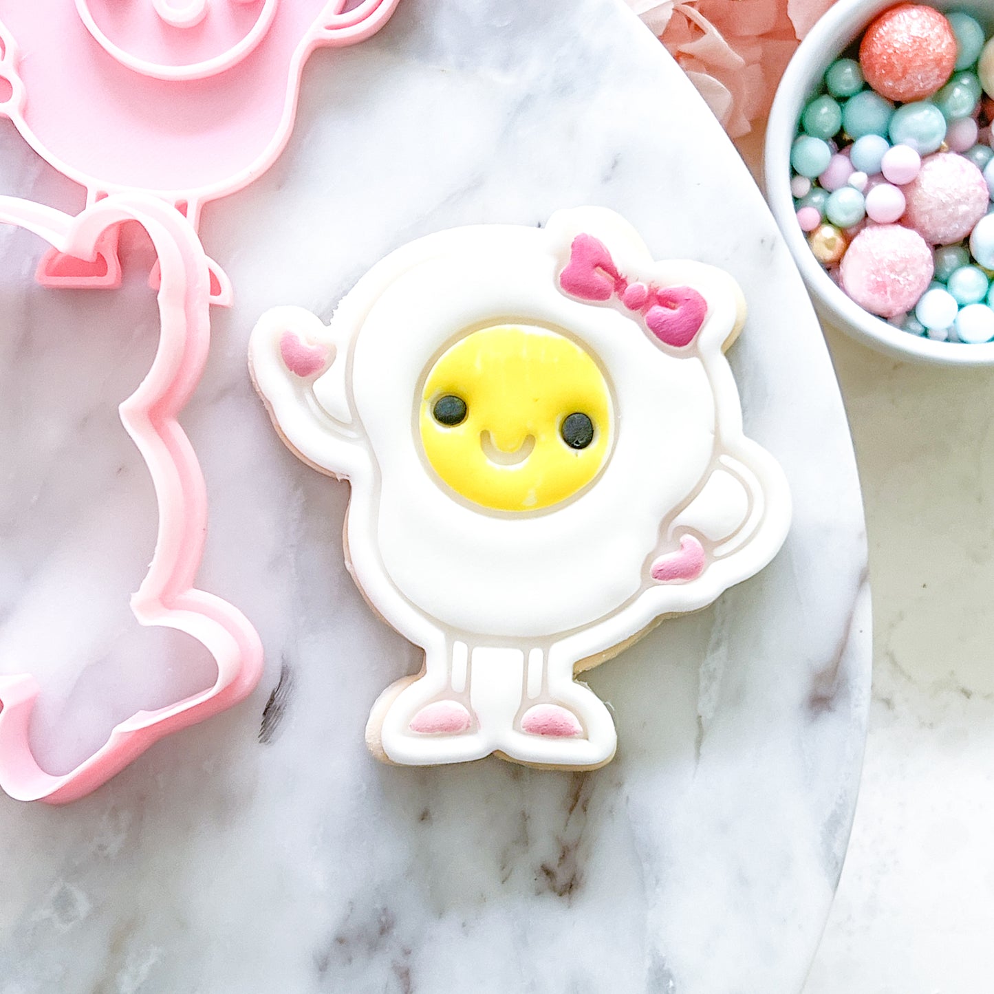 "Kawaii Egg" - Cookie Cutter & Stamp