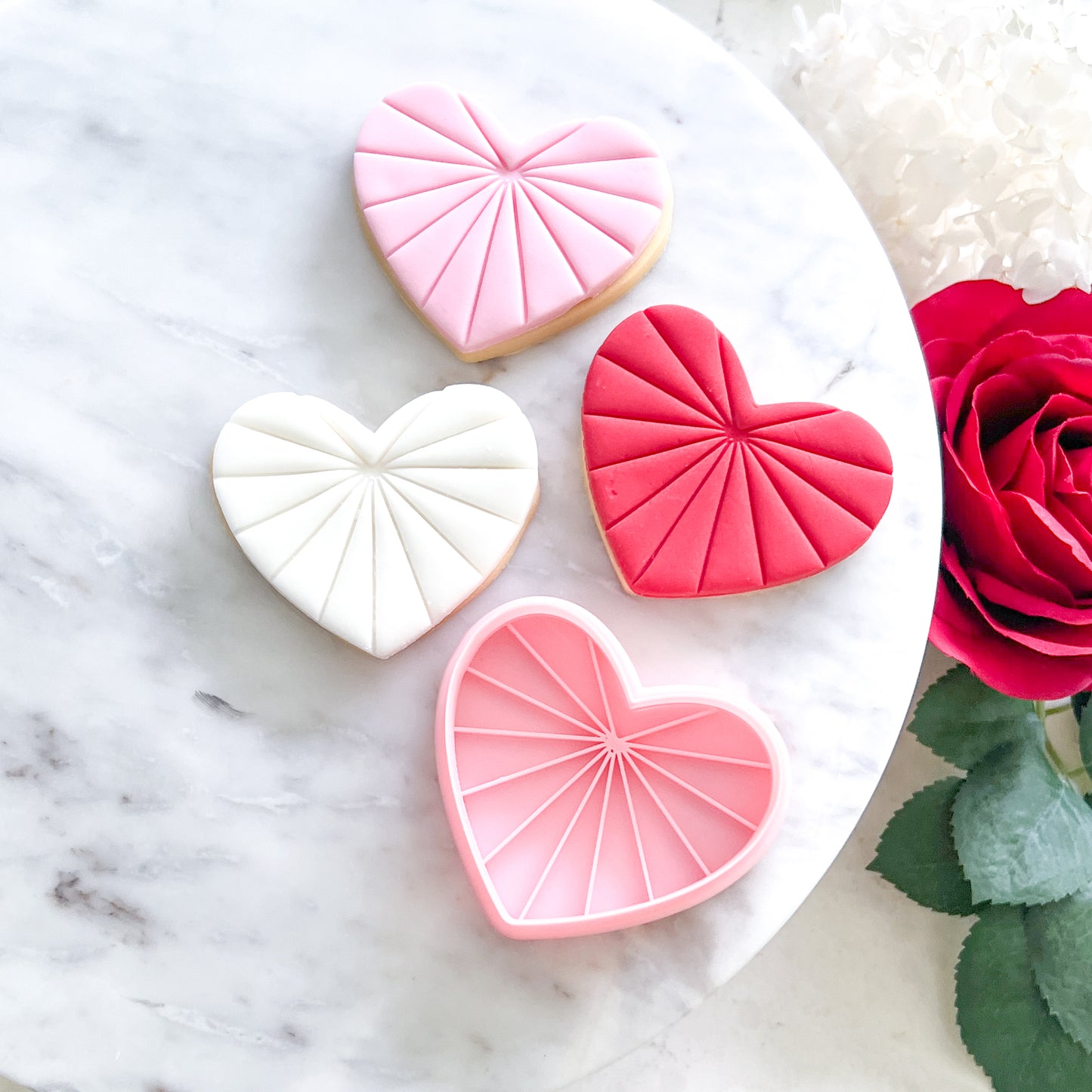 "Radiant Heart" - Cookie Cutter & Stamp