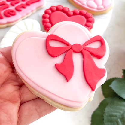 "Heart with Bow" Cookie Cutter Set