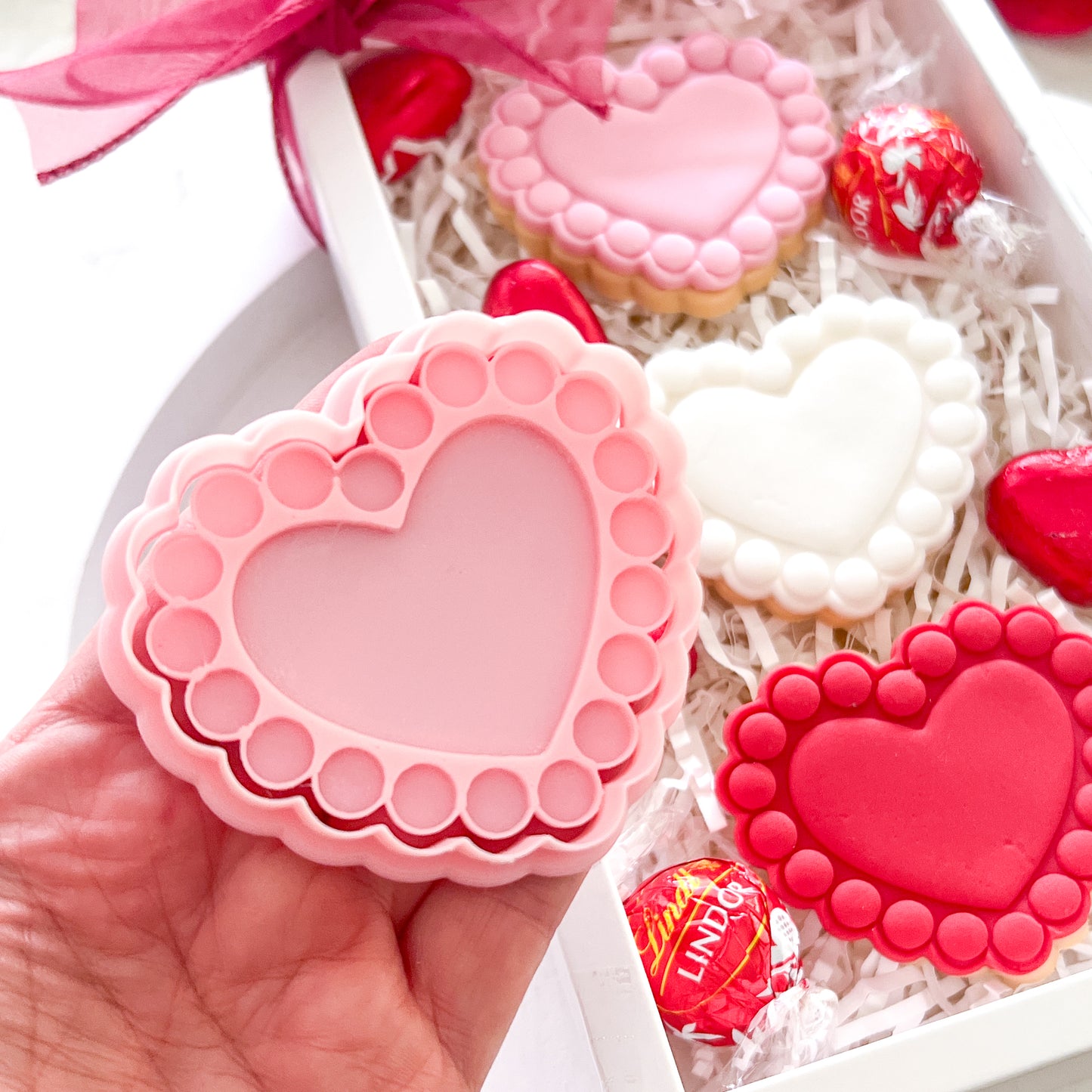 "Beaded Heart" - Cookie Cutter & Stamp