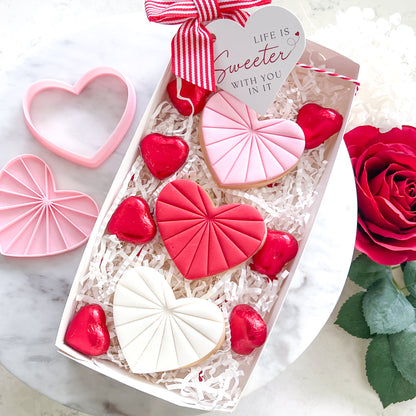 "Radiant Heart" - Cookie Cutter & Stamp