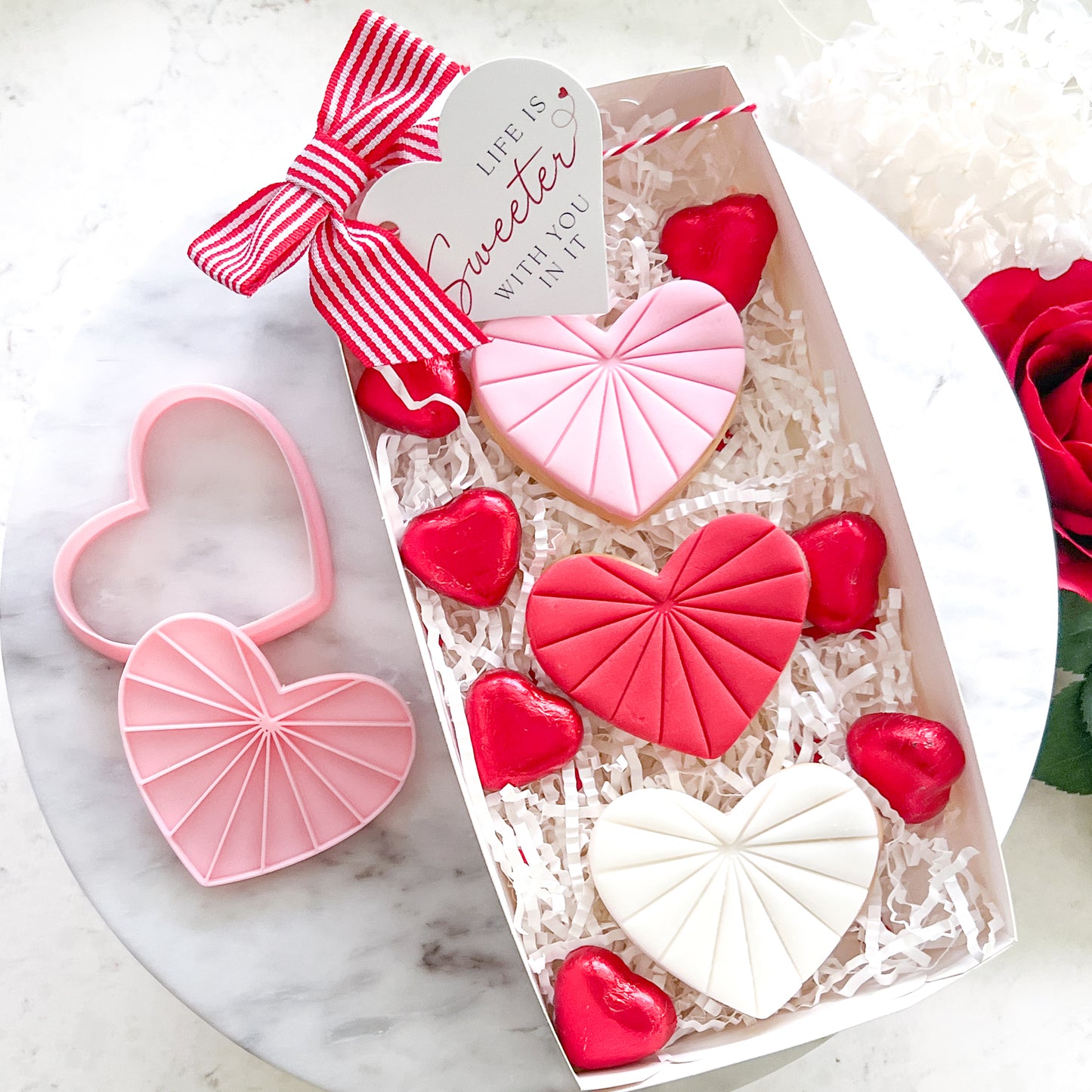 "Radiant Heart" - Cookie Cutter & Stamp