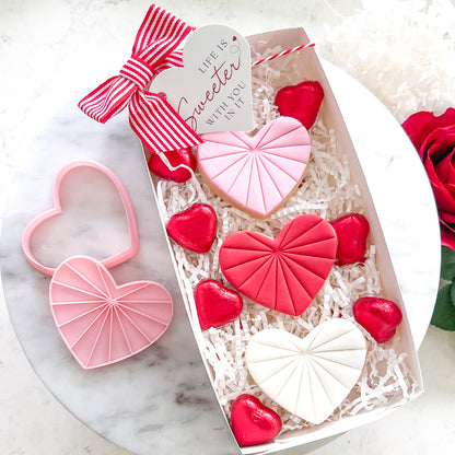 "Radiant Heart" - Cookie Cutter & Stamp
