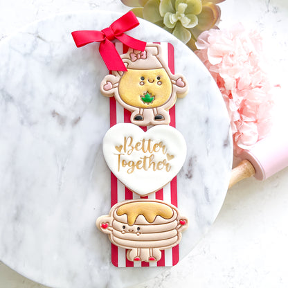 "Kawaii Pancakes" - Cookie Cutter & Stamp