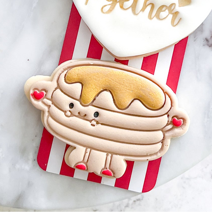 "Kawaii Pancakes" - Cookie Cutter & Stamp