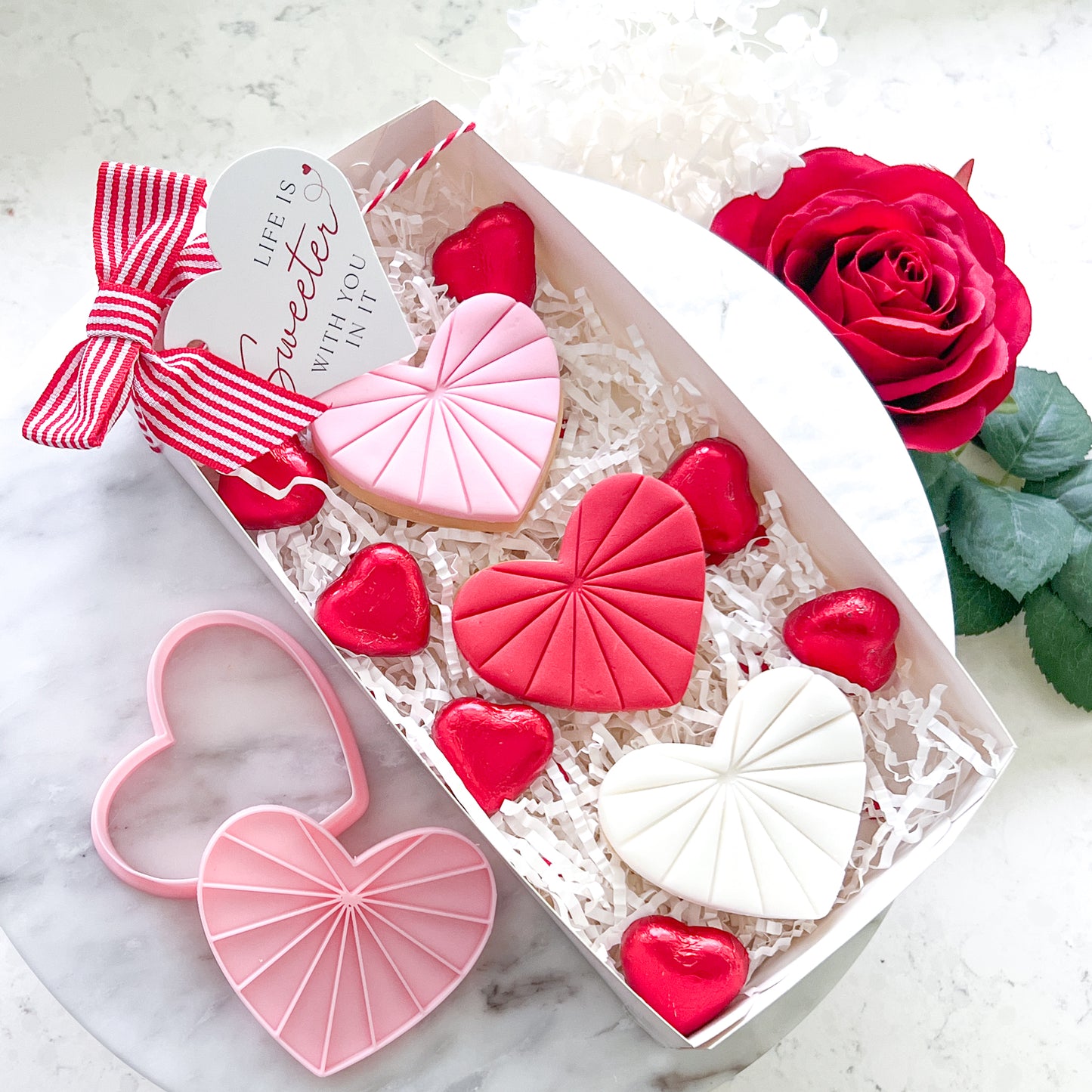 "Radiant Heart" - Cookie Cutter & Stamp