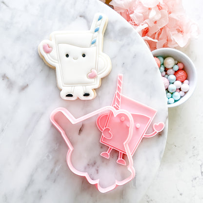 "Kawaii Milk" - Cookie Cutter & Stamp