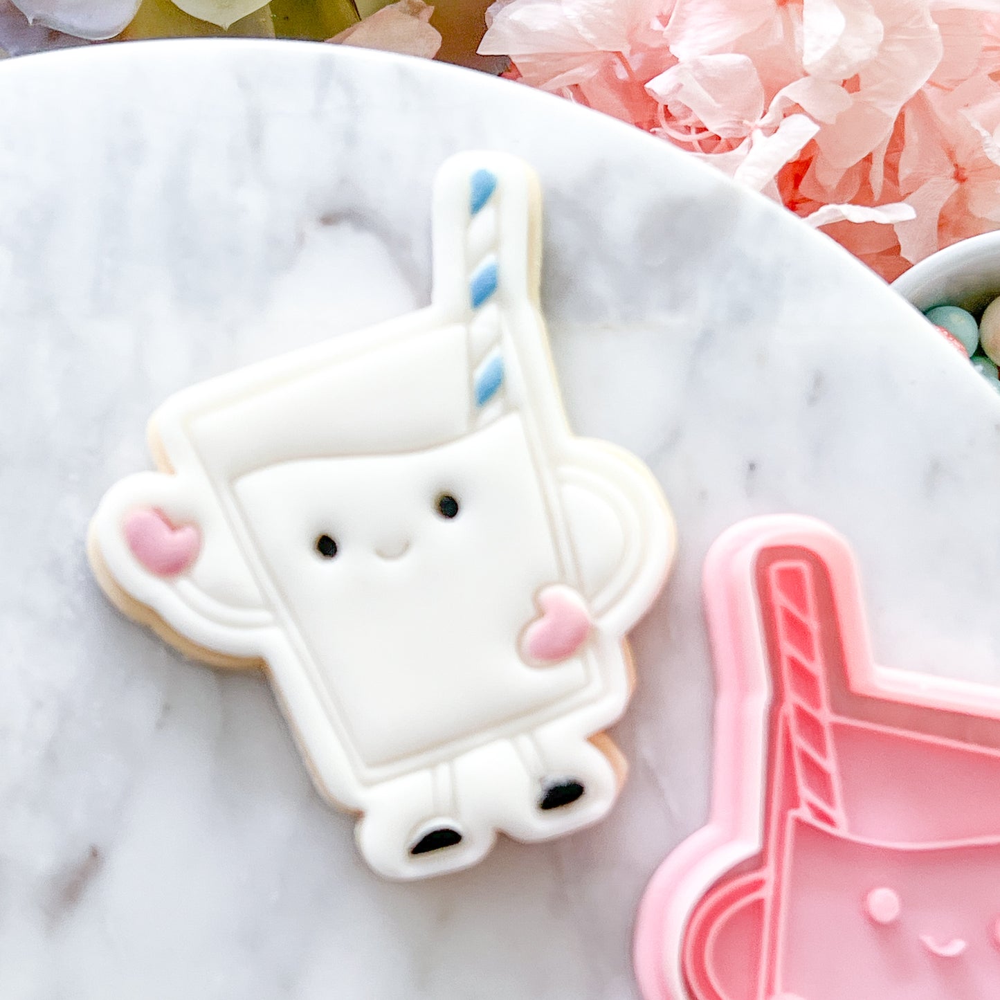 "Kawaii Milk" - Cookie Cutter & Stamp