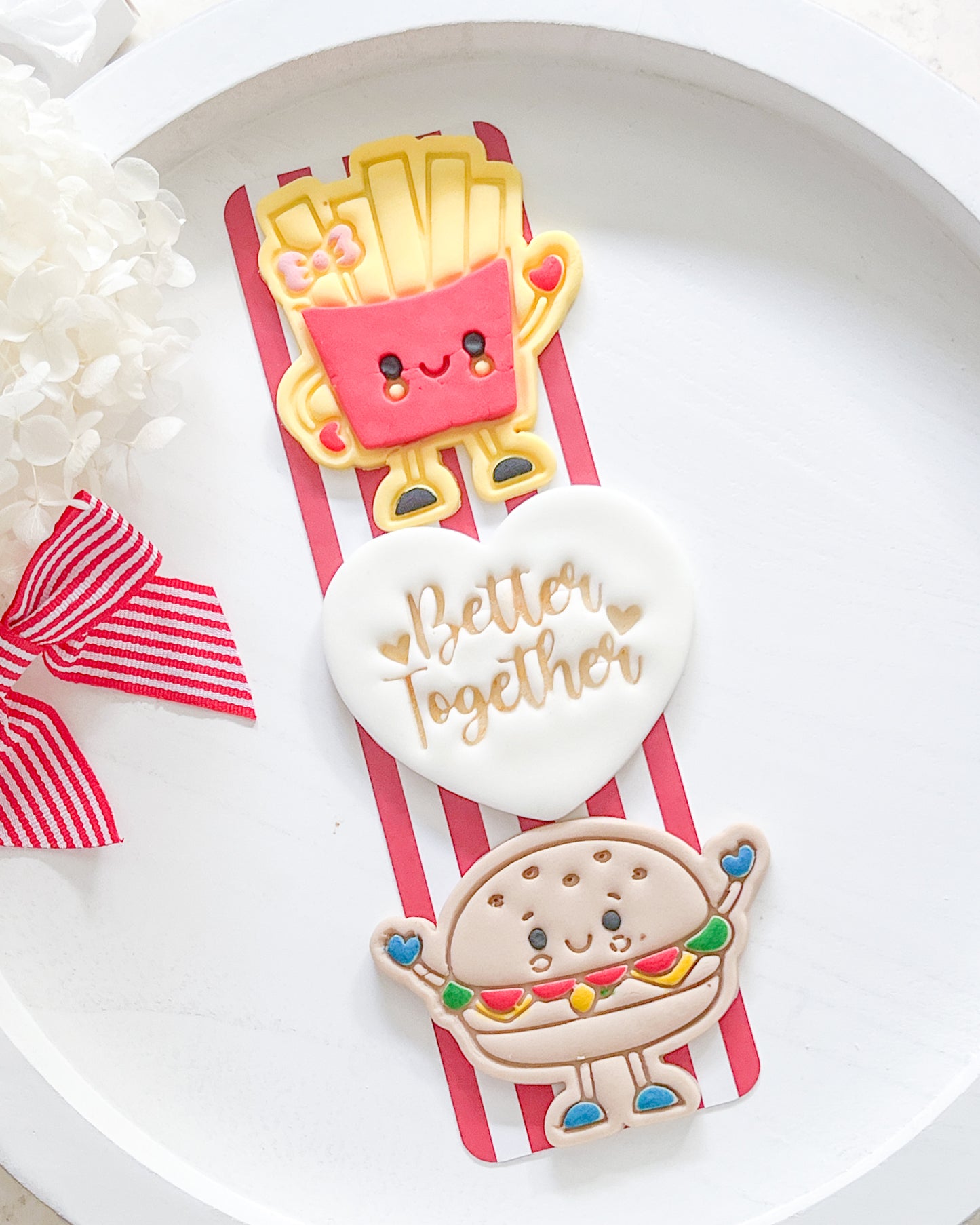 "Kawaii Burger" - Cookie Cutter & Stamp