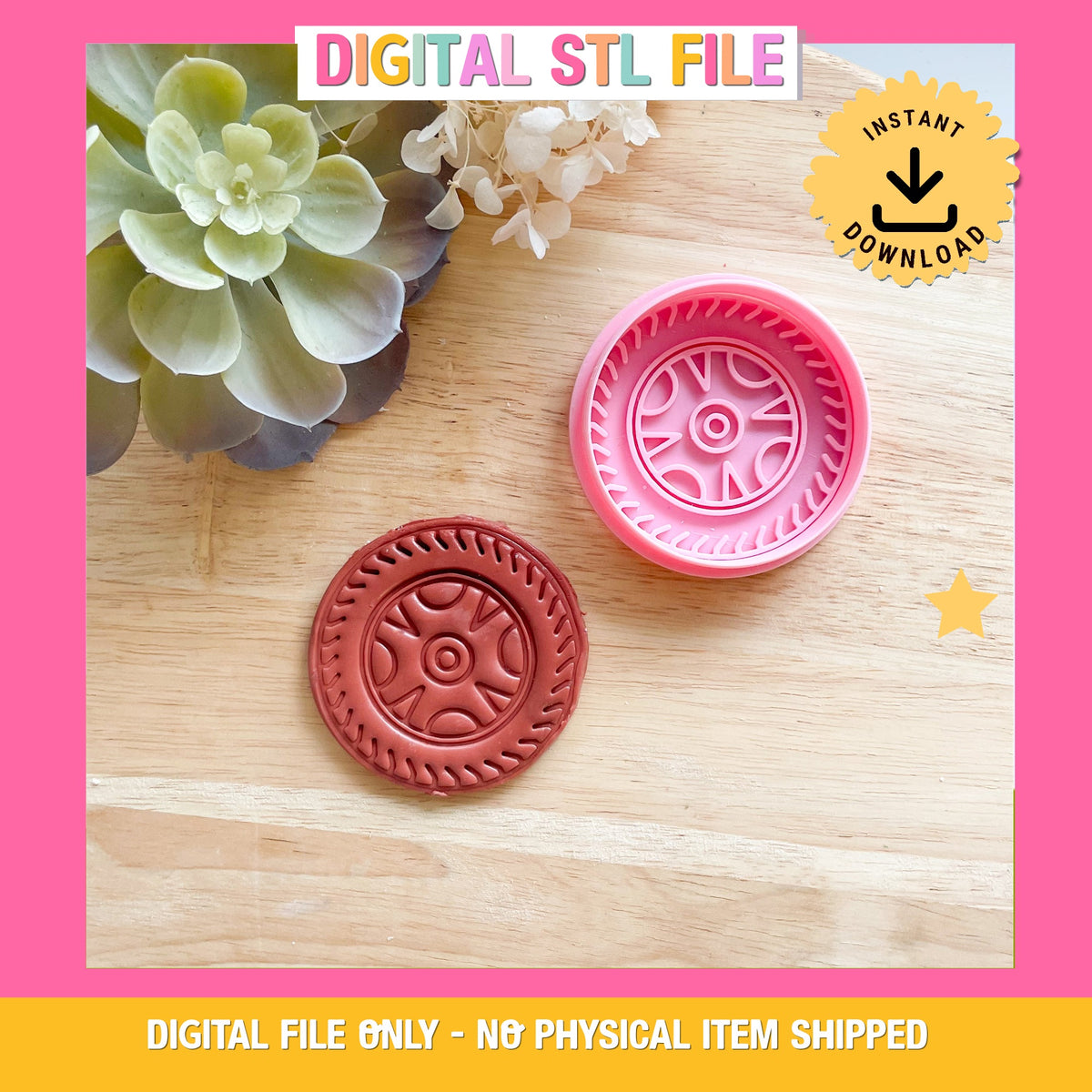 "Wheel" - Cookie Cutter & Stamp