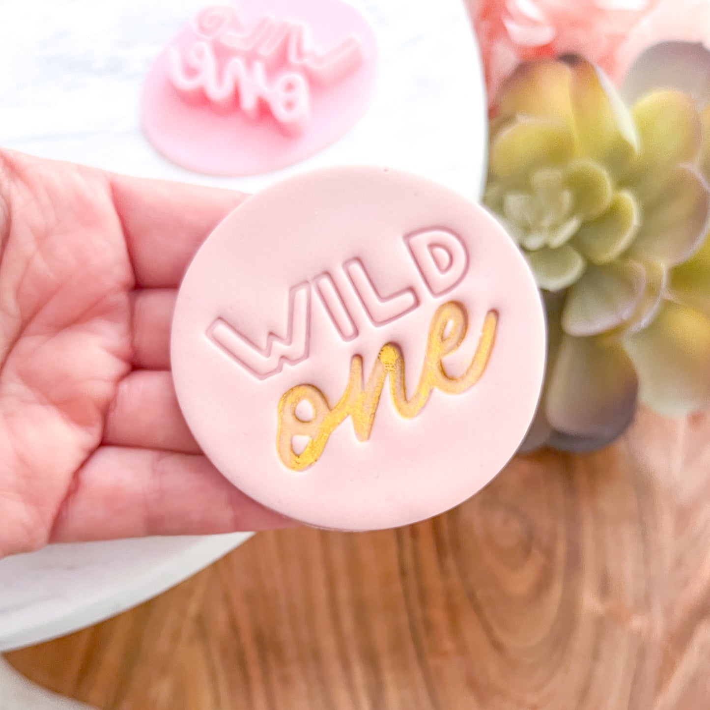 Wild One #1 Fondant Stamp
