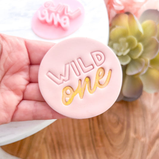 Wild One #1 Fondant Stamp