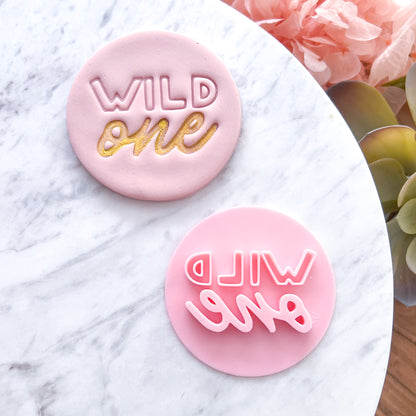 Wild One #1 Fondant Stamp