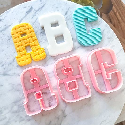 Letters & Number Cutters - Western Font