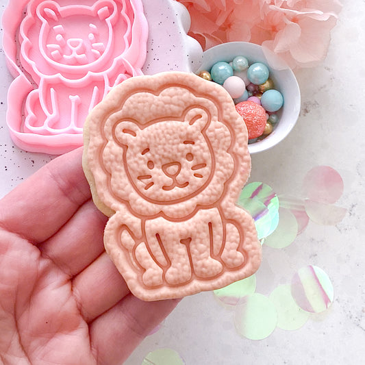 "Circus Lion" - Cookie Cutter & Stamp
