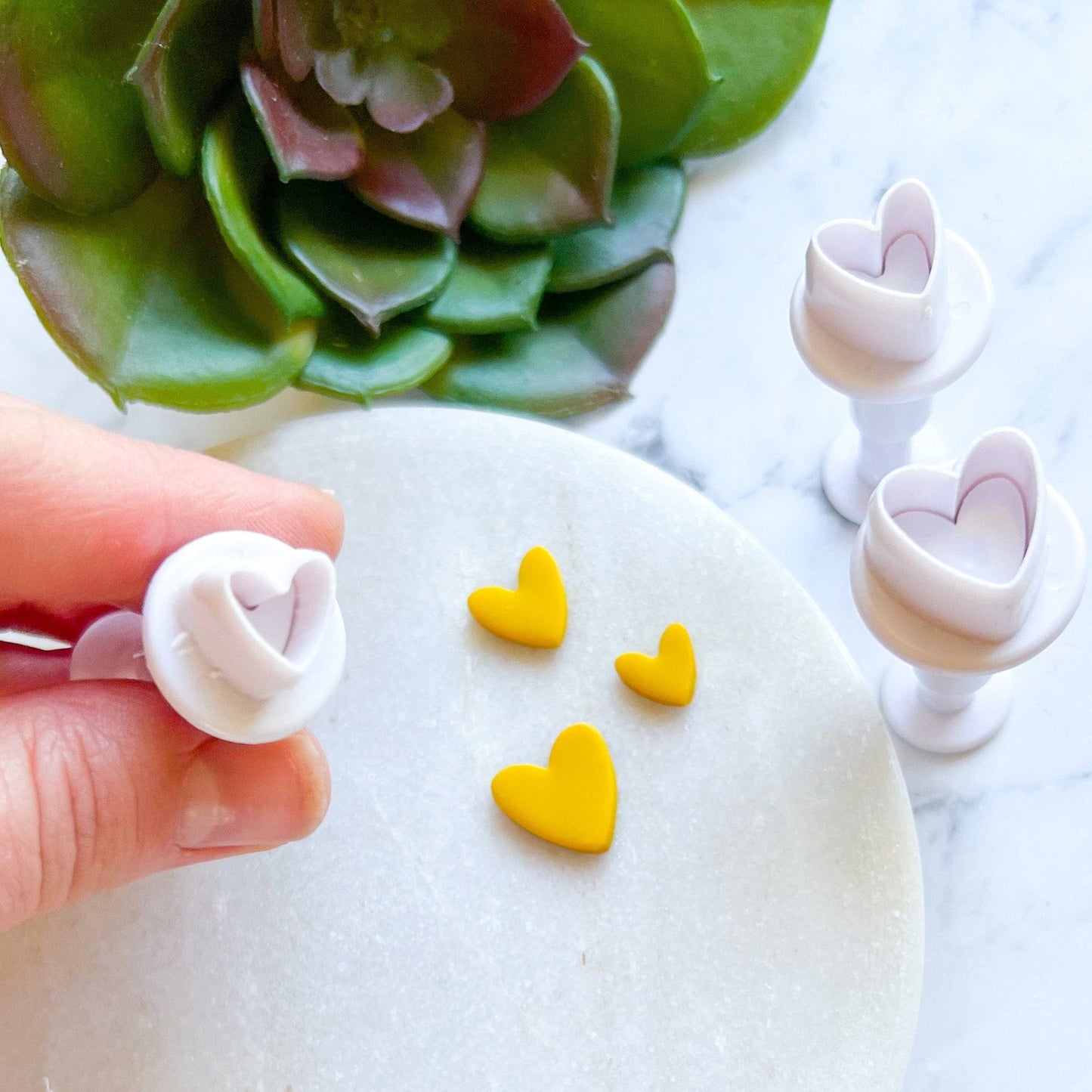 kitandco.com.au Cutter Heart Push Cutter Set (3 pcs)
