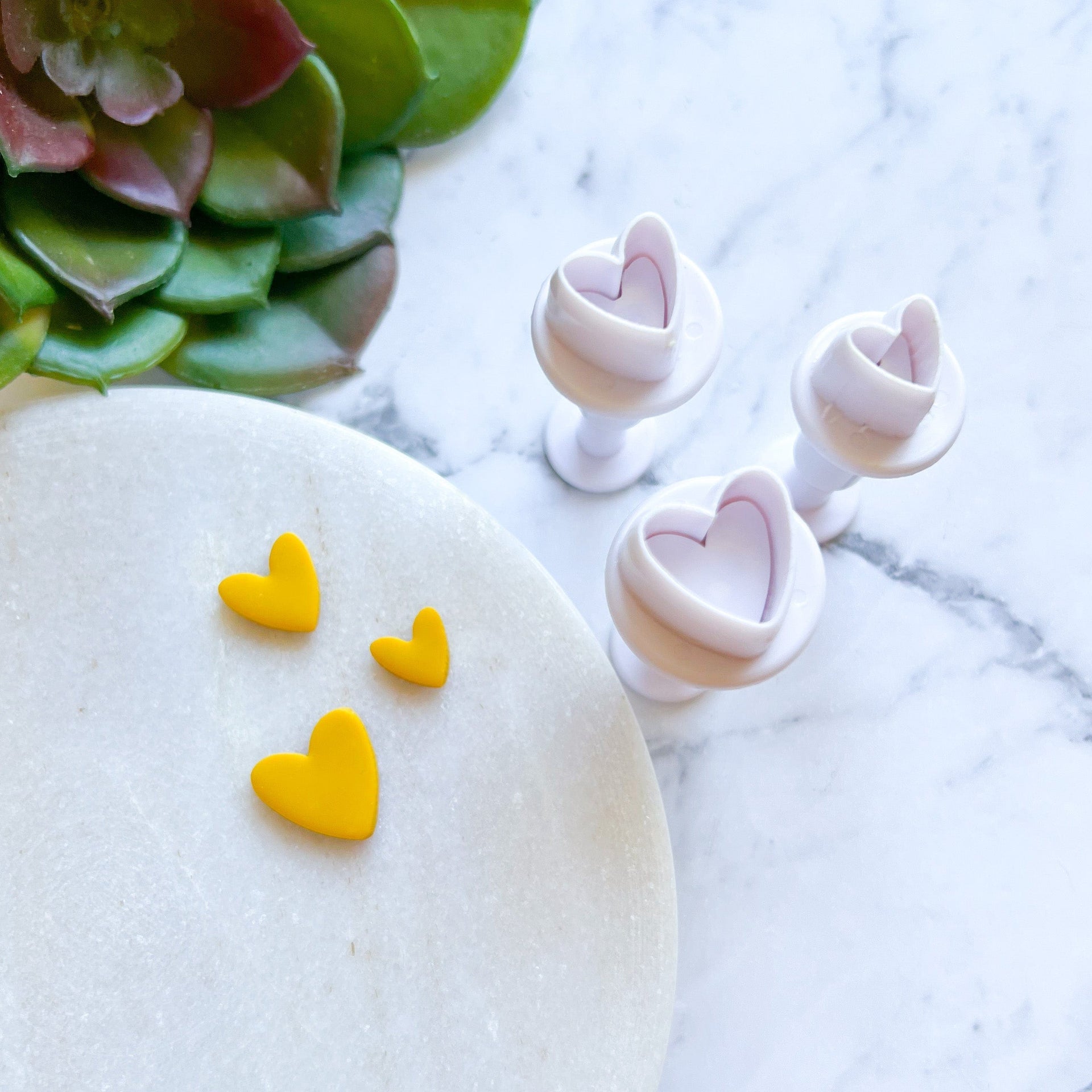 kitandco.com.au Cutter Heart Push Cutter Set (3 pcs)