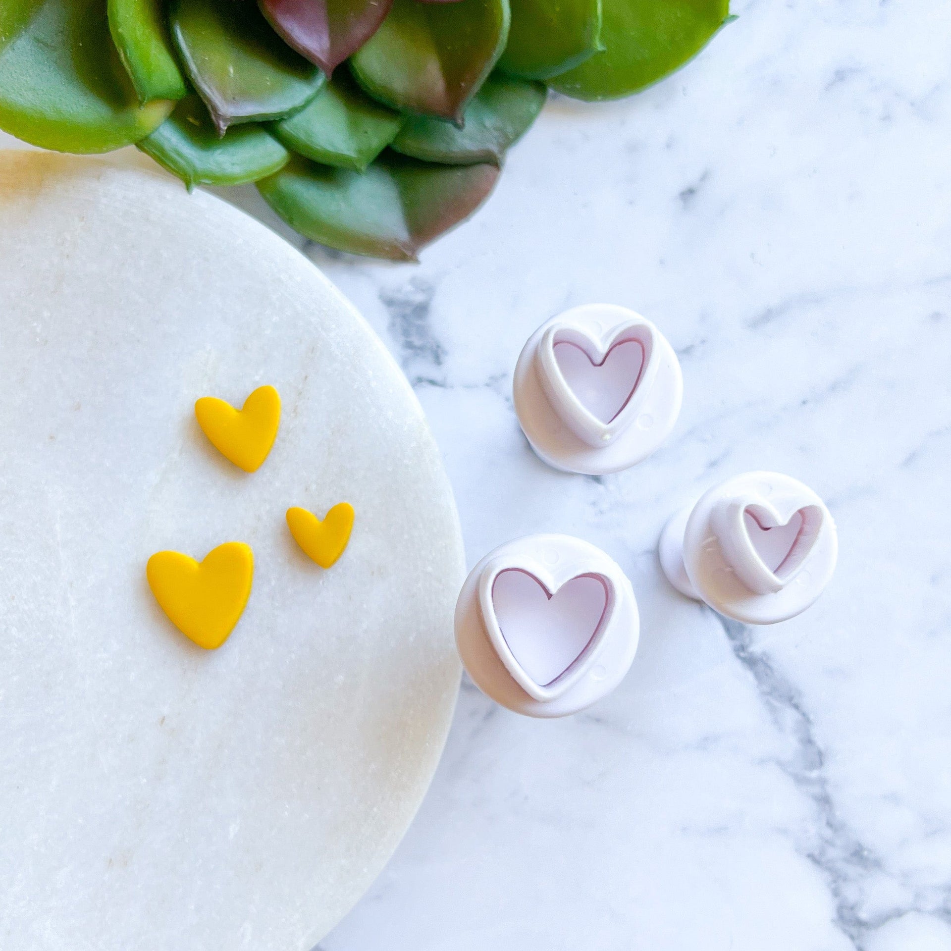 kitandco.com.au Cutter Heart Push Cutter Set (3 pcs)